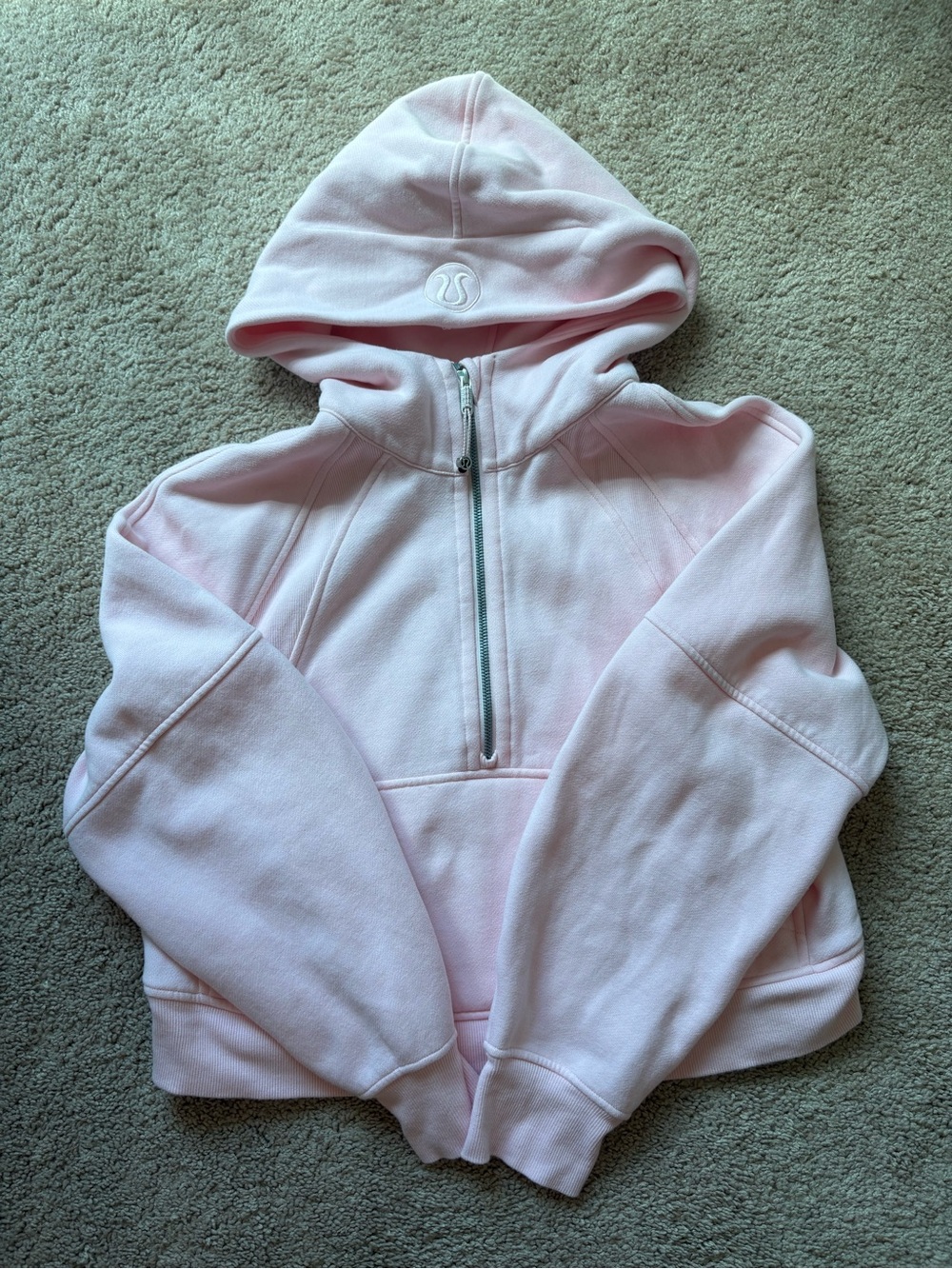 lululemon athletica pink scruba hoodie